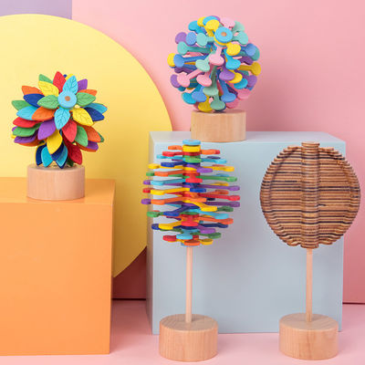 Игрушки понижения давления Montessori цвета дракона Marca деревянные