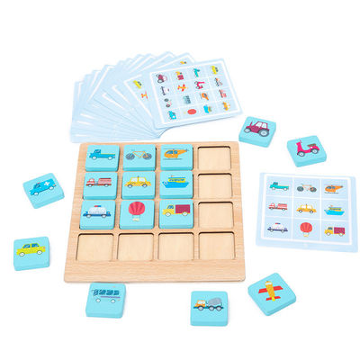 Настольная игра головоломки Montessori детей ODM деревянная