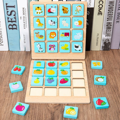 Настольная игра головоломки Montessori детей ODM деревянная
