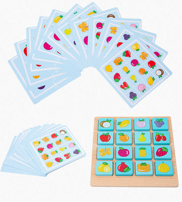 Настольная игра головоломки Montessori детей ODM деревянная