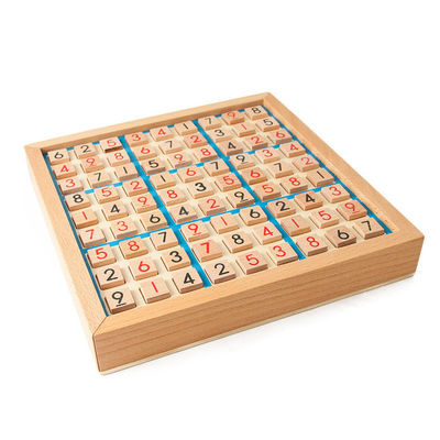 Нетоксические деревянные игры Sudoku для интеллектуального развития