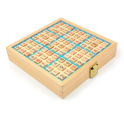 Нетоксические деревянные игры Sudoku для интеллектуального развития
