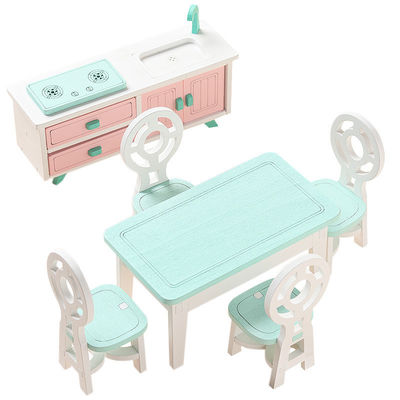 Мини игрушки спальни девушек Montessori деревянные без заусенца