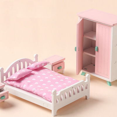 Мини игрушки спальни девушек Montessori деревянные без заусенца