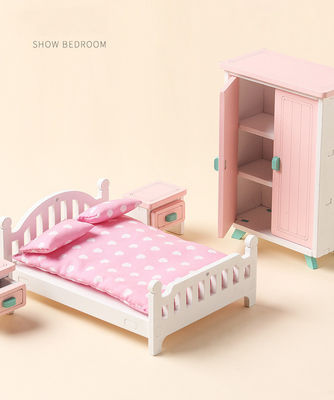 Мини игрушки спальни девушек Montessori деревянные без заусенца