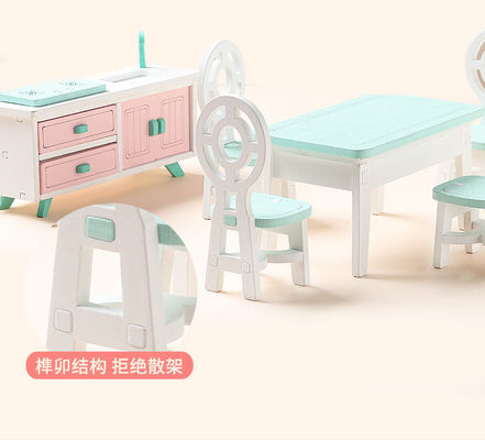Мини игрушки спальни девушек Montessori деревянные без заусенца