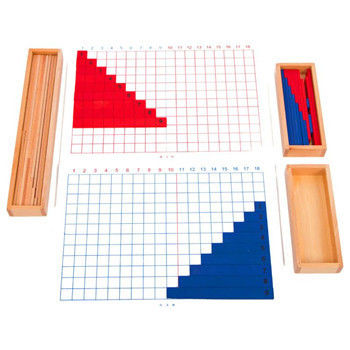 Деревянные добавление Montessori и доска вычитания для предыдущего преподавательства математики