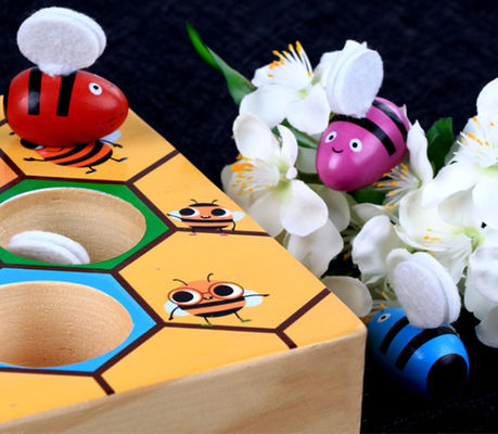 Игра координации глаза руки Montessori деревянная для образования детей предыдущего