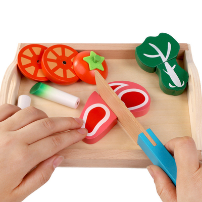 Кухня симуляции претендует игрушку деревянное Montessori воспитательное для детей