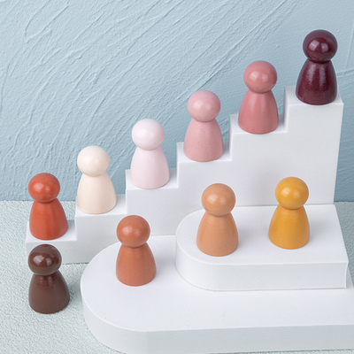 Сейфа нетоксическая DIY игрушки младенца строительного блока радуги Montessori игрушка игры баланса деревянного творческая штабелируя воспитательная