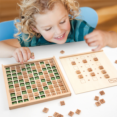 Montessori воспитательное 	Деревянная игрушка математики для Preschool считая номера