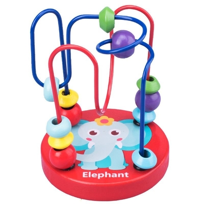 Игрушки Montessori деревянные для кругов ребенк деревянных отбортовывают русские горки лабиринта провода воспитательная древесина озадачивает игрушки младенца