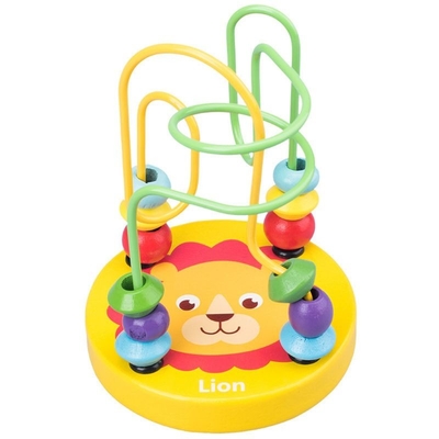 Игрушки Montessori деревянные для кругов ребенк деревянных отбортовывают русские горки лабиринта провода воспитательная древесина озадачивает игрушки младенца