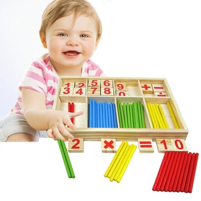 Диаграмма преграждает считать подарок детей Montessori деревянных игрушек воспитательный