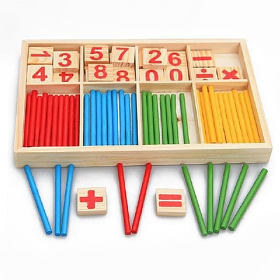 Диаграмма преграждает считать подарок детей Montessori деревянных игрушек воспитательный