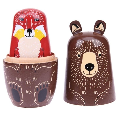 Подарки детей Matryoshka деревянной русской куклы Handmade