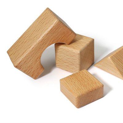игрушки естественное Montessori блоков Burlywood бука 20pcs деревянные уча образование
