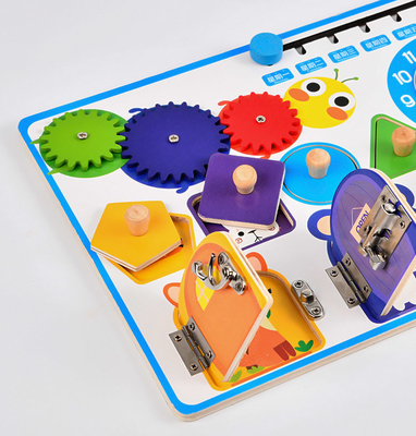 Часы календаря Montessori деревянные открывая доску для девушек мальчиков