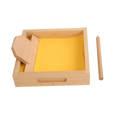 Речь Montessori коробки картины песка уча воспитательным игрушкам